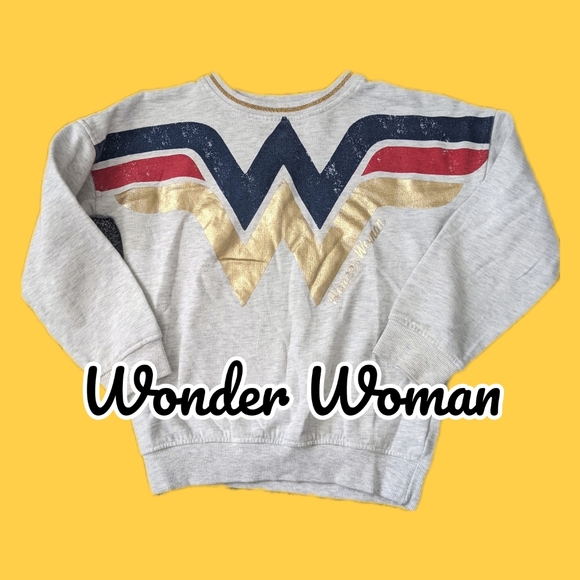 Wonder Woman Other - Girls Wonder Woman Crew Neck Sweater